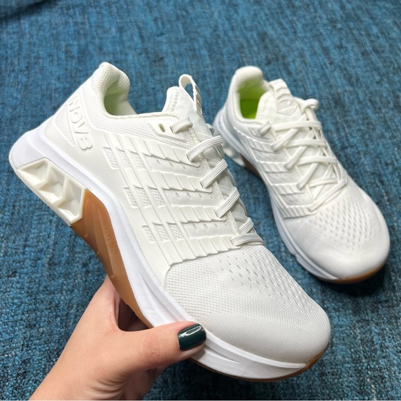 Inov-8 Shoes - Inov-8 F-Lite Max Weightlifting Shoes in White Gum Women's Size 8.5 WIDE Width